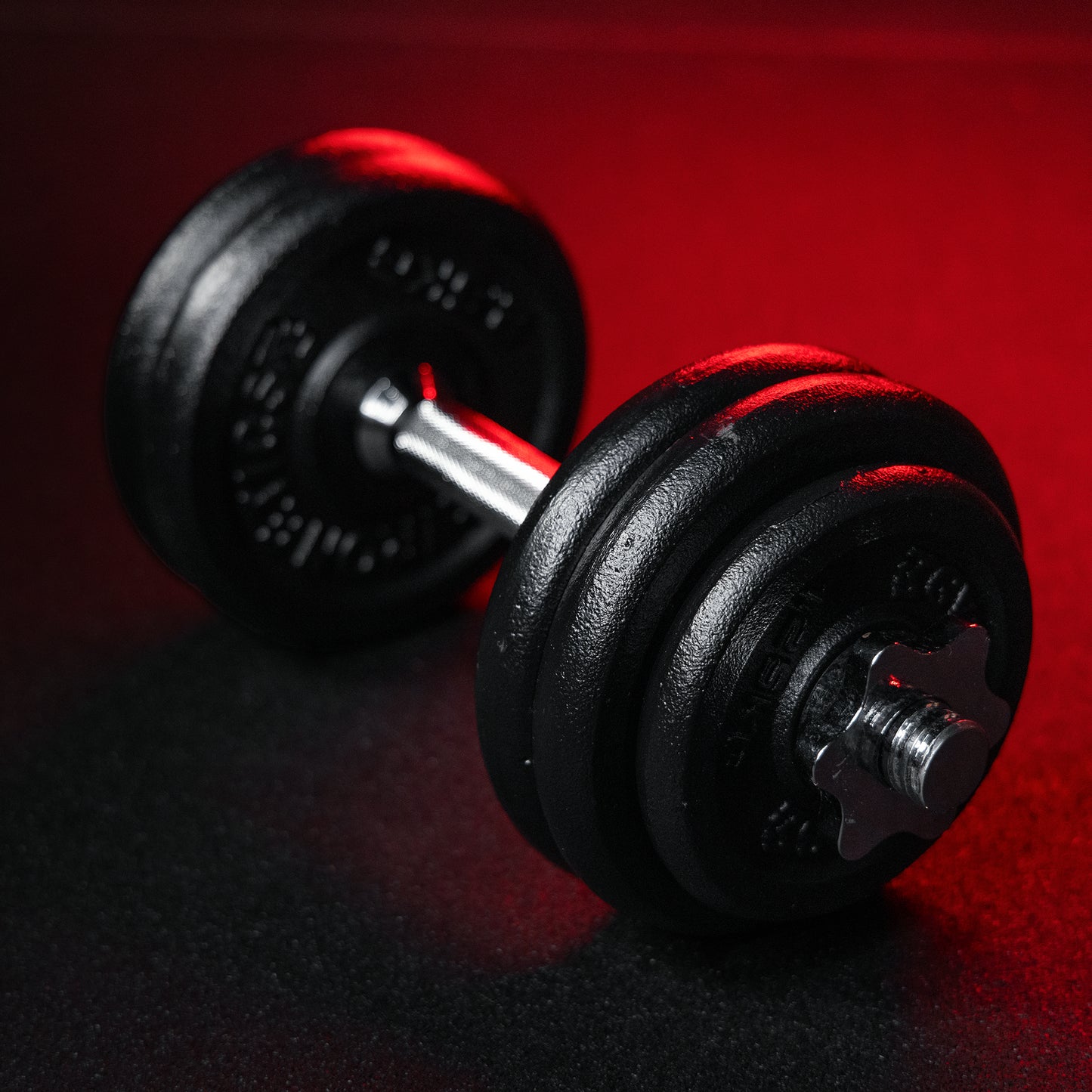 Cast Iron Dumbbell Set 15 kg, 25 mm
