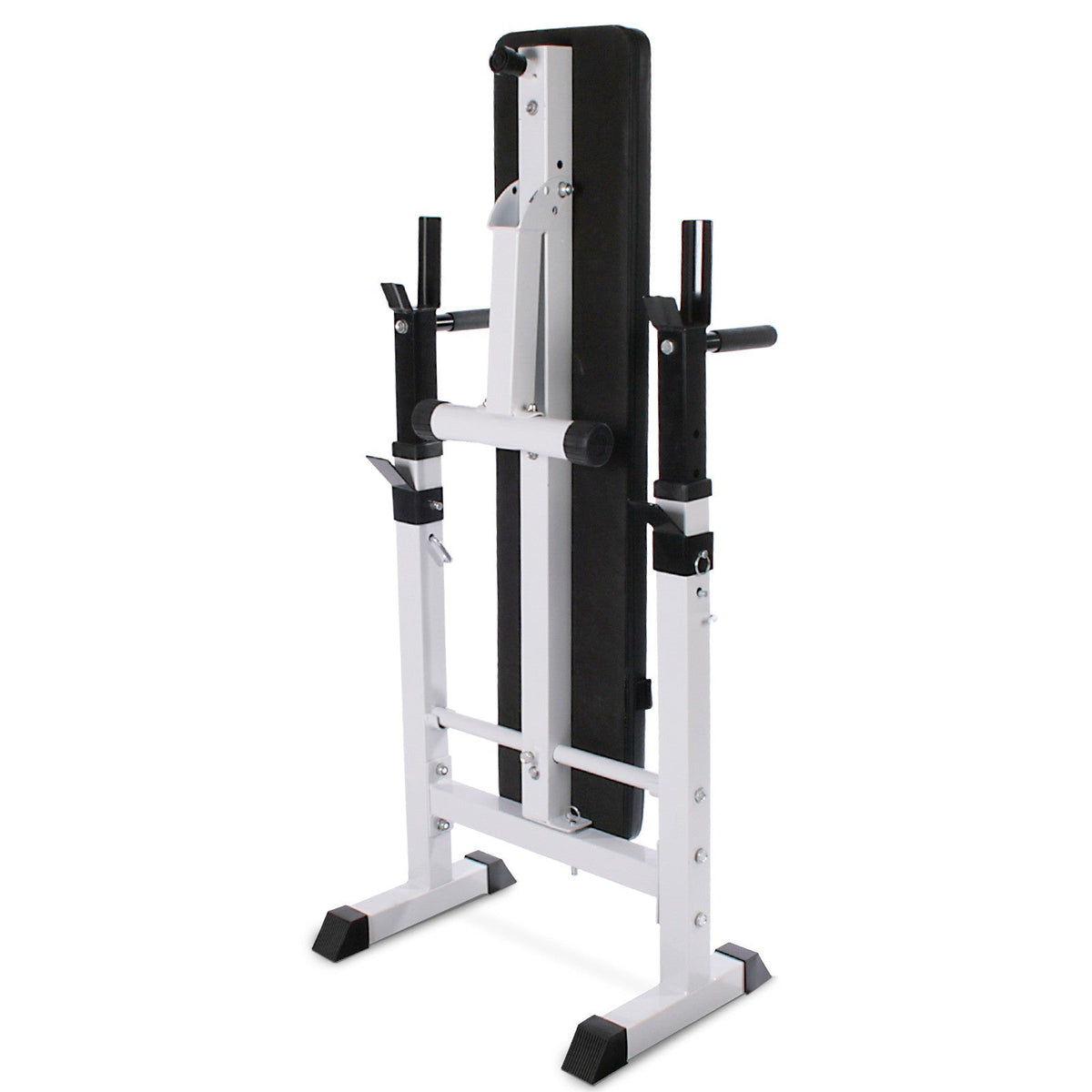 Weight Bench with Rack White