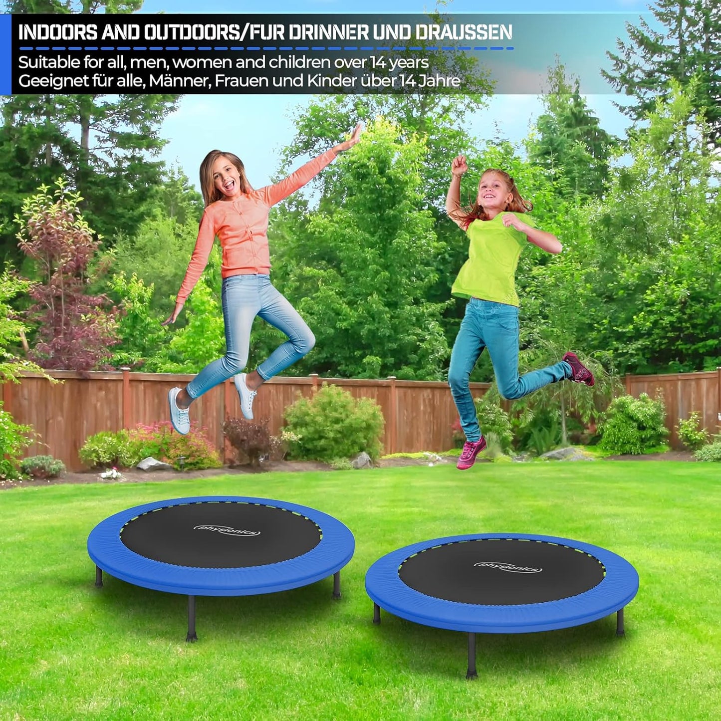 Fitness Trampoline 81 - 122 cm