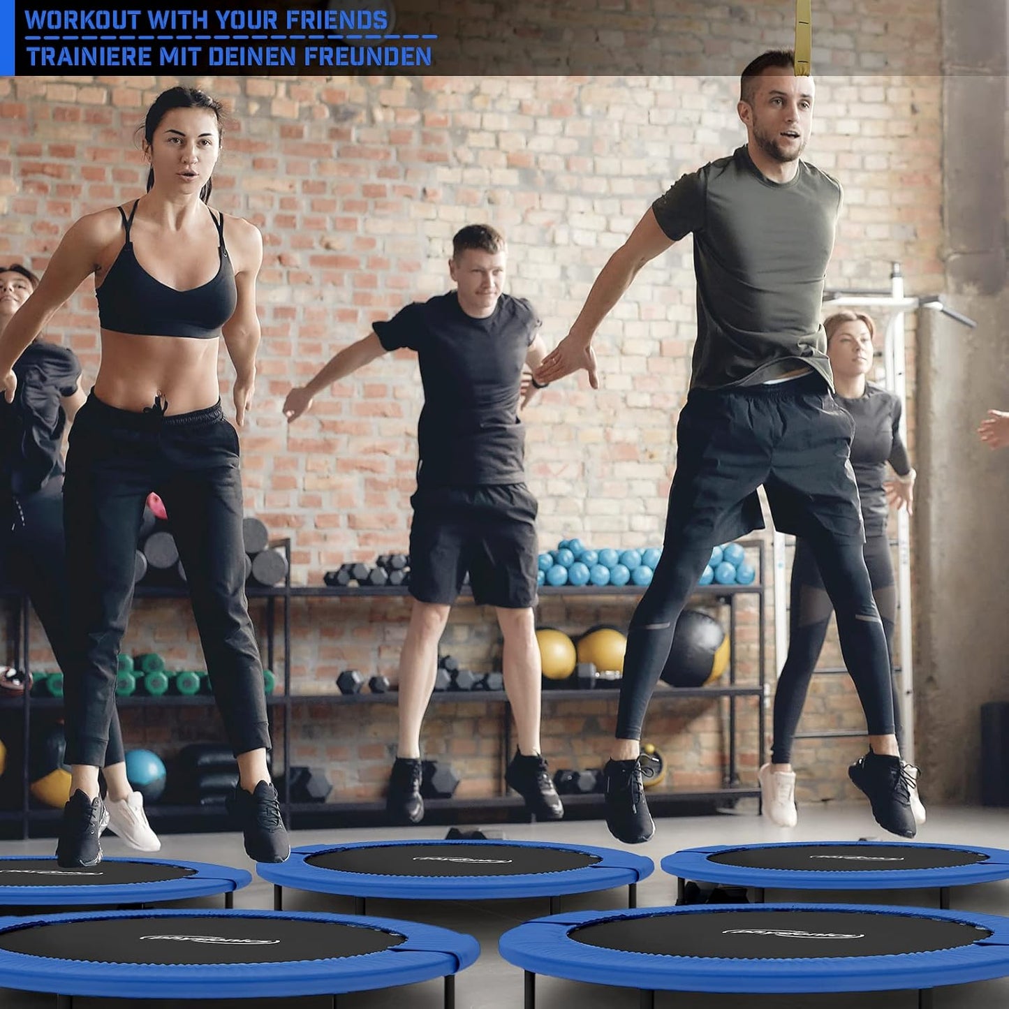 Fitness Trampoline 81 - 122 cm