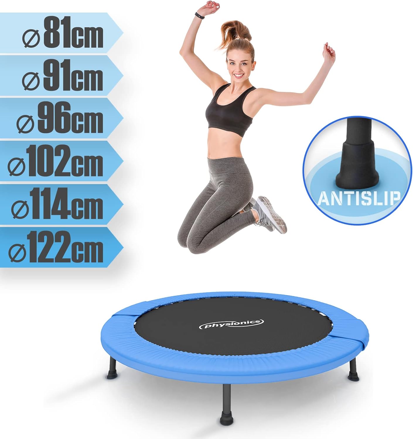 Fitness Trampoline 81 - 122 cm