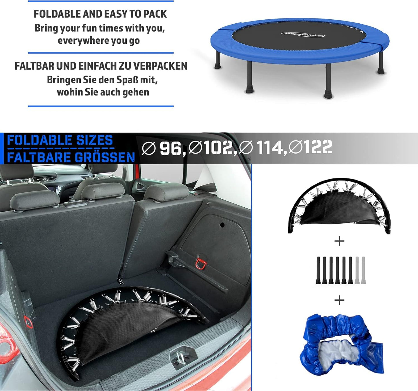 Fitness Trampoline 81 - 122 cm