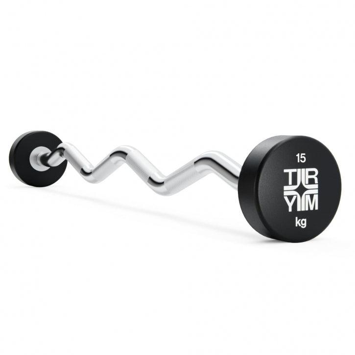 Pre-Loaded CPU EZ Curl Bar 10/15/20/25 kg