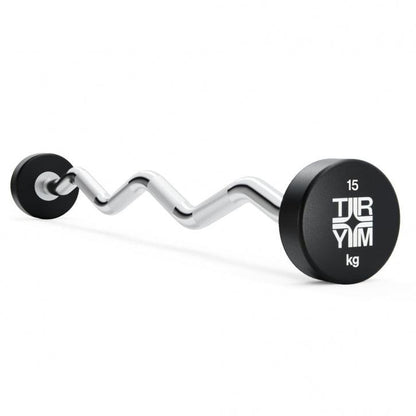 Pre-Loaded CPU EZ Curl Bar 10/15/20/25 kg