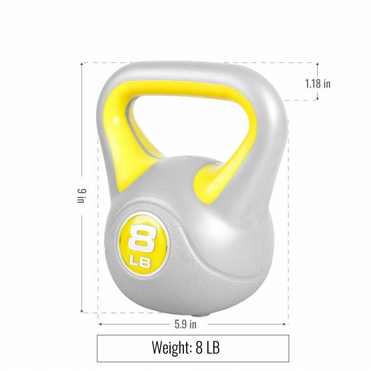Plastic Kettlebell 5 - 35 lb (2.3 - 15.9 kg)