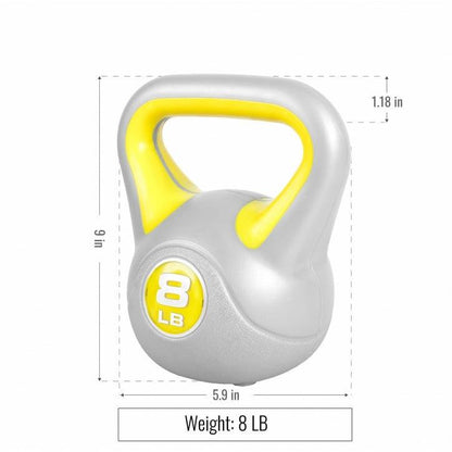 Plastic Kettlebell 5 - 35 lb (2.3 - 15.9 kg)