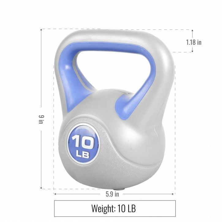 Plastic Kettlebell 5 - 35 lb (2.3 - 15.9 kg)