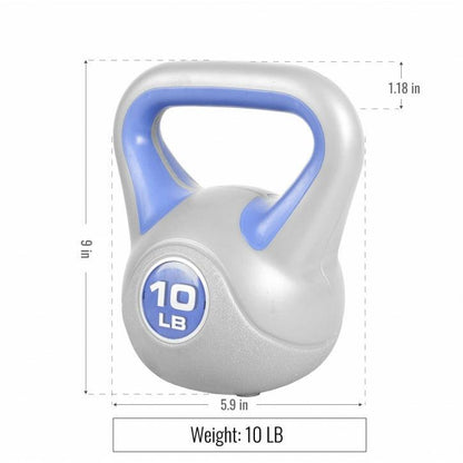 Plastic Kettlebell 5 - 35 lb (2.3 - 15.9 kg)