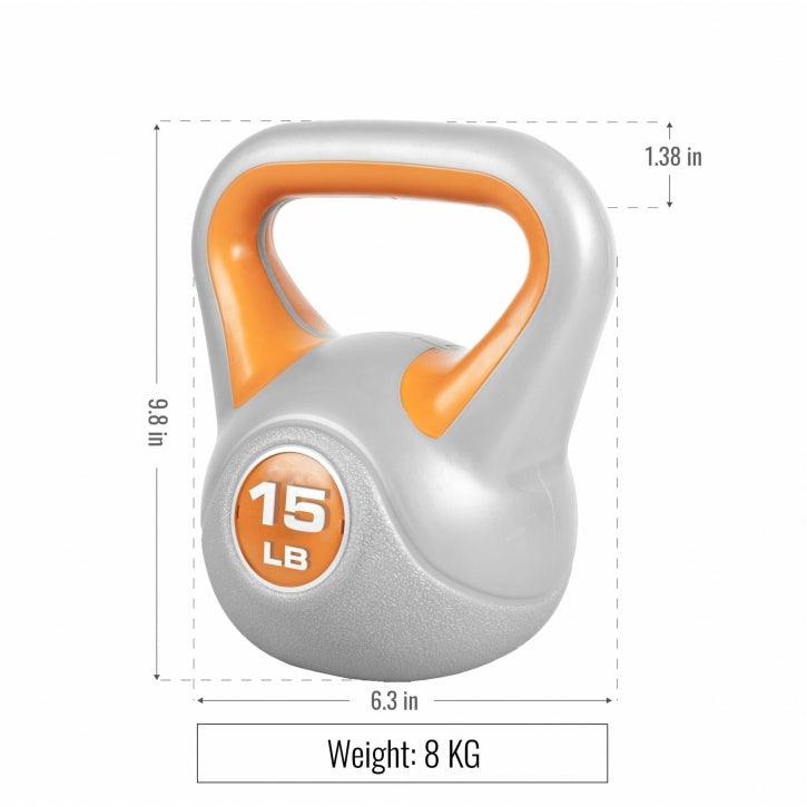 Plastic Kettlebell 5 - 35 lb (2.3 - 15.9 kg)