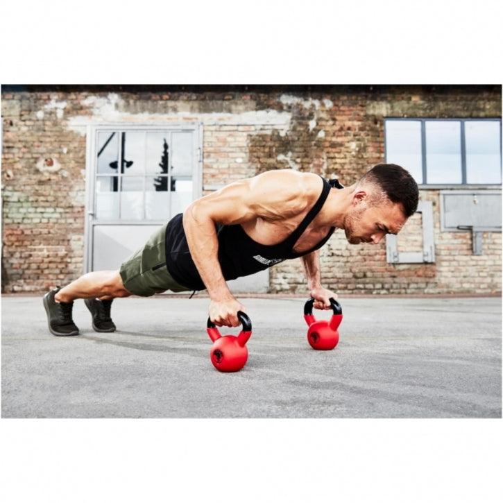 Cast Iron Kettlebell with Neoprene Coating 10 - 45 lb
