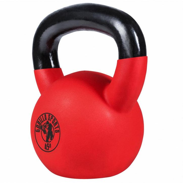 Cast Iron Kettlebell with Neoprene Coating 10 - 45 lb