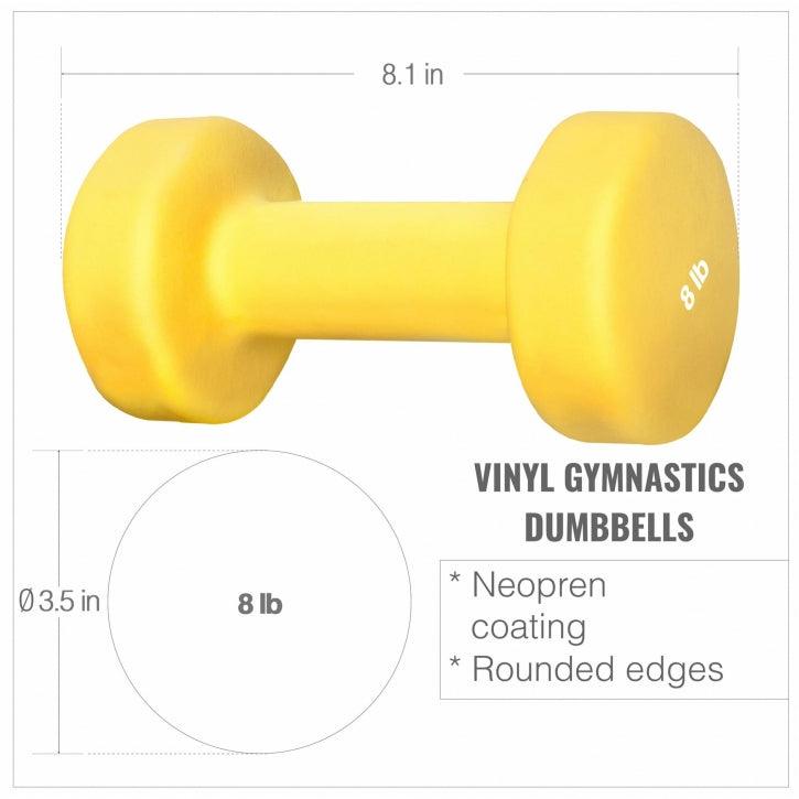 Neoprene Dumbbells (Set 2 x 1 - 8 lb)