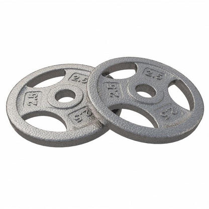 Cast Iron Weight Plate Tri Grip 2.5 - 45 lb