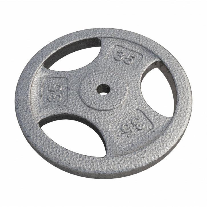 Cast Iron Weight Plate Tri Grip 2.5 - 45 lb