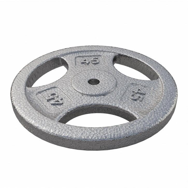 Cast Iron Weight Plate Tri Grip 2.5 - 45 lb
