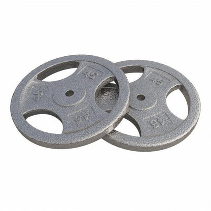 Cast Iron Weight Plate Tri Grip 2.5 - 45 lb