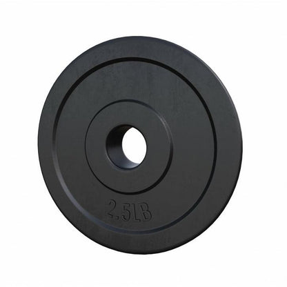 Plastic Weight Plate 2.5 - 35 lb, 25 mm