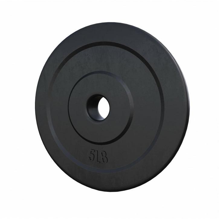 Plastic Weight Plate 2.5 - 35 lb, 25 mm