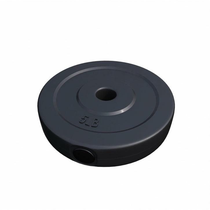Plastic Weight Plate 2.5 - 35 lb, 25 mm