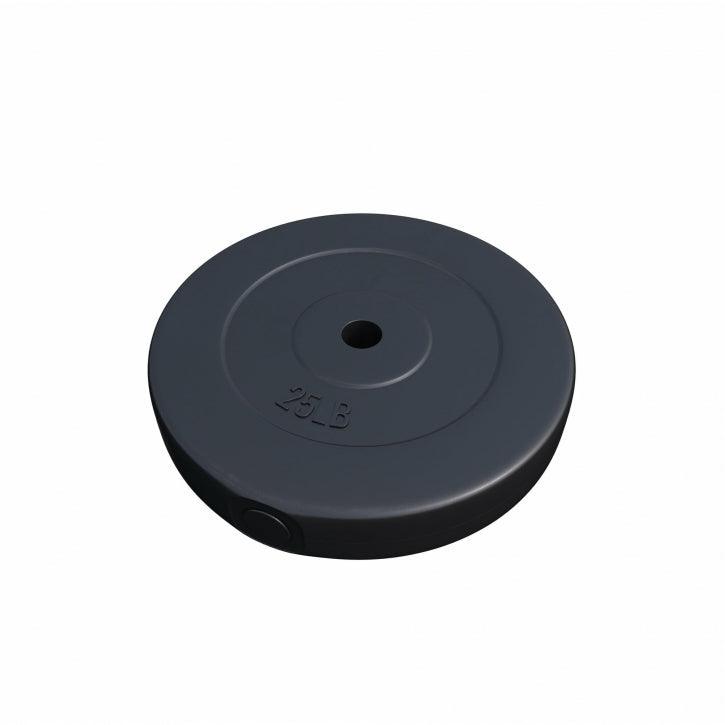 Plastic Weight Plate 2.5 - 35 lb, 25 mm