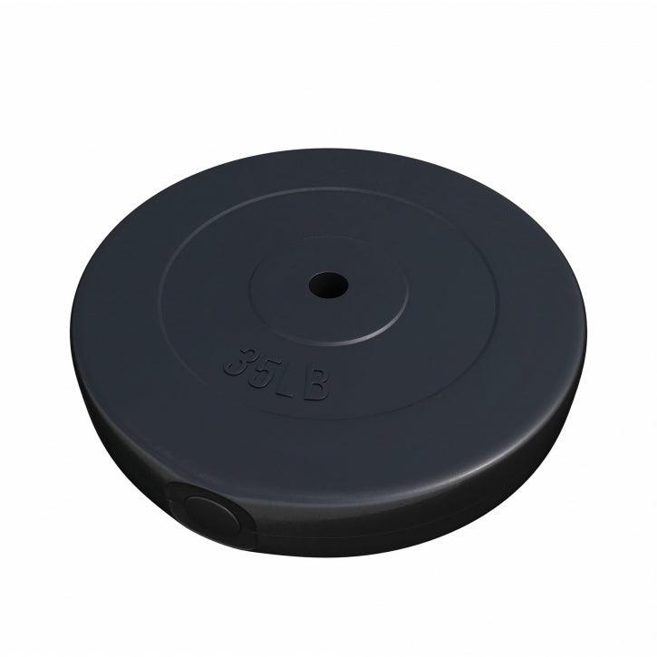 Plastic Weight Plate 2.5 - 35 lb, 25 mm
