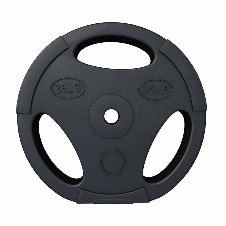 Plastic Tri-Grip Weight Plate 2.5 - 35 lb