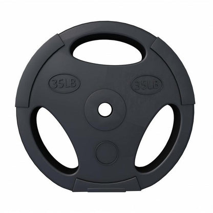 Plastic Tri-Grip Weight Plate 2.5 - 35 lb