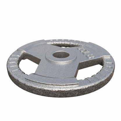 Cast Iron Olympic Weight Plate Tri-Grip 5/25/35 lb