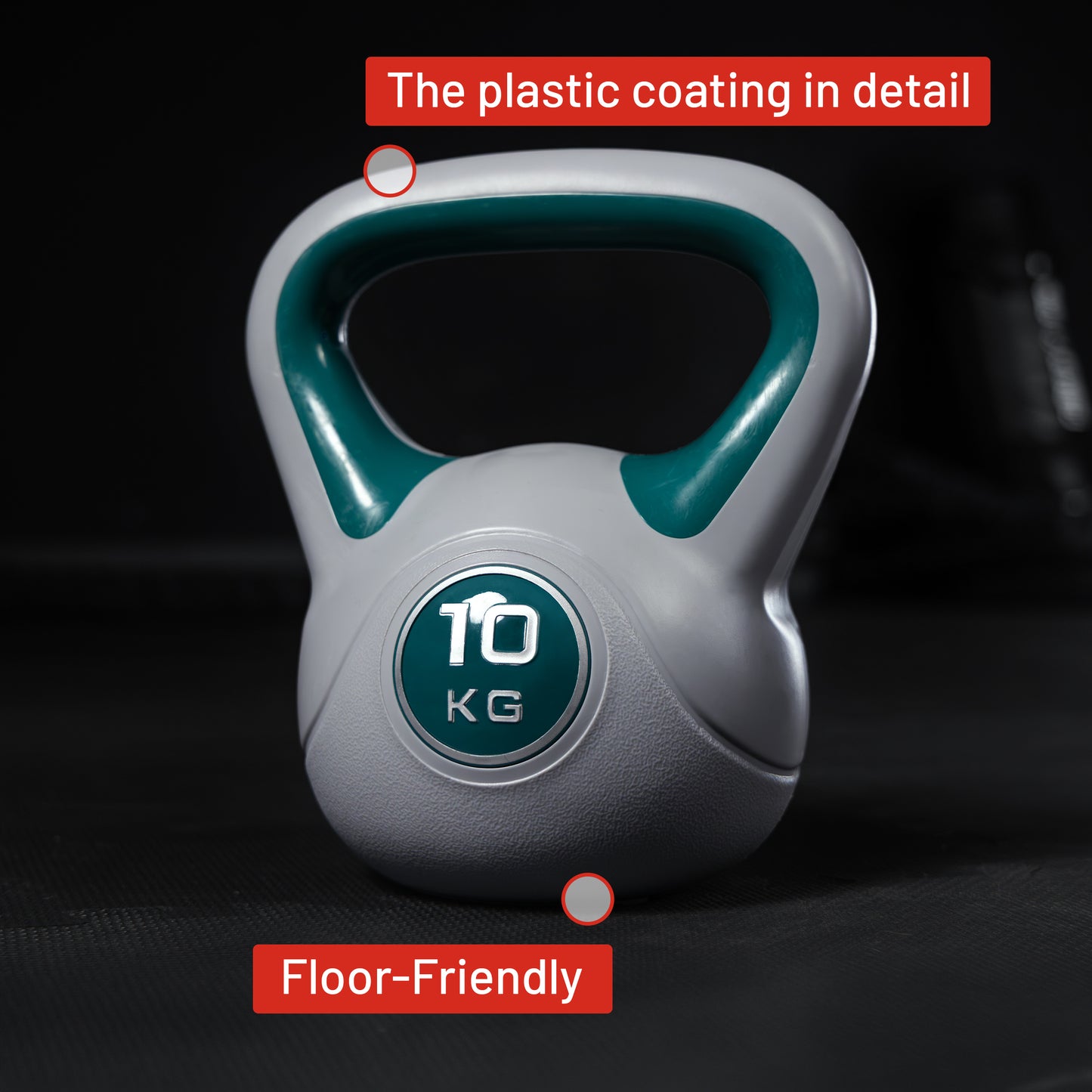 Plastic Coated Kettlebell 2 - 20 kg or in Set