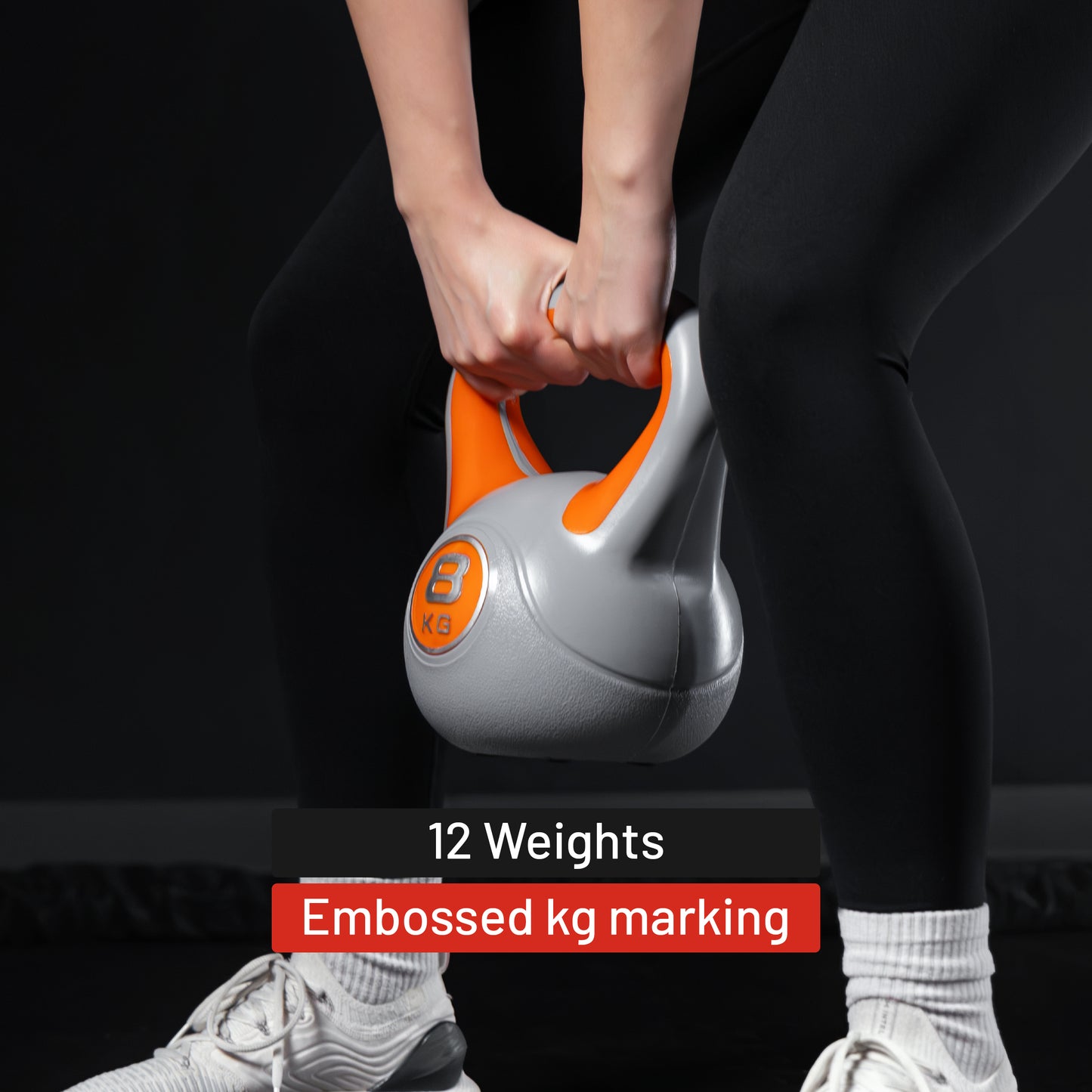 Plastic Coated Kettlebell 2 - 20 kg or in Set