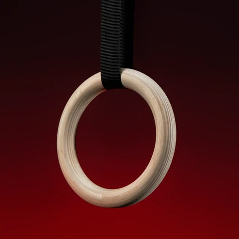 Gymnastic Rings in Plastic/Wood (Set of 2)