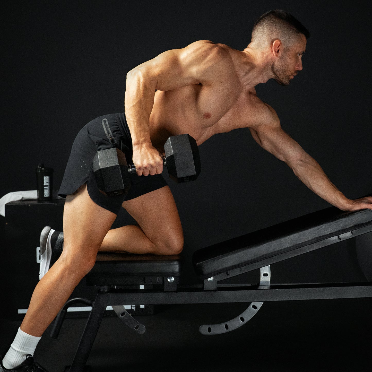 Hex Rubber Dumbbell 2 - 27.5 kg