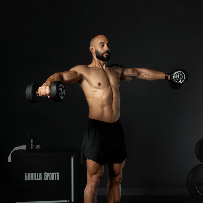 Rubber Dumbbell Set 2.5 - 27.5 kg or in Set