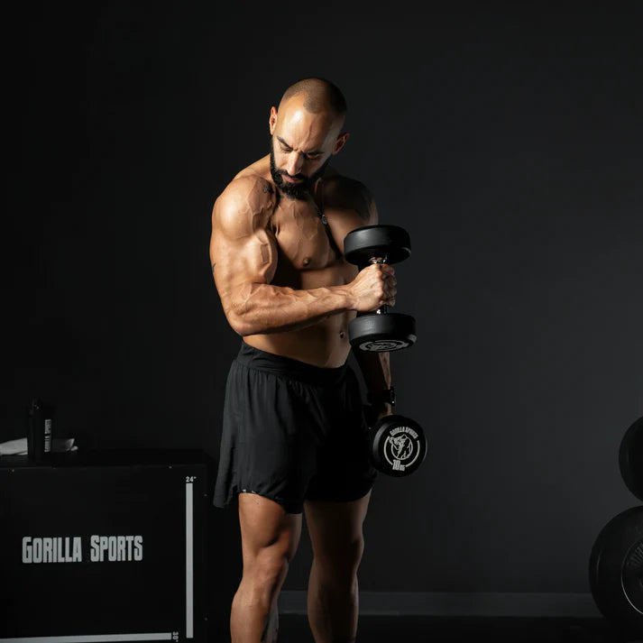 Rubber Dumbbell Set 2.5 - 27.5 kg or in Set