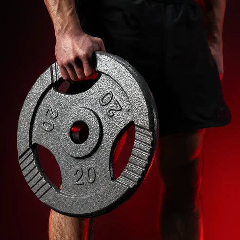 Cast Iron Weight Plate Tri Grip 30/50 mm