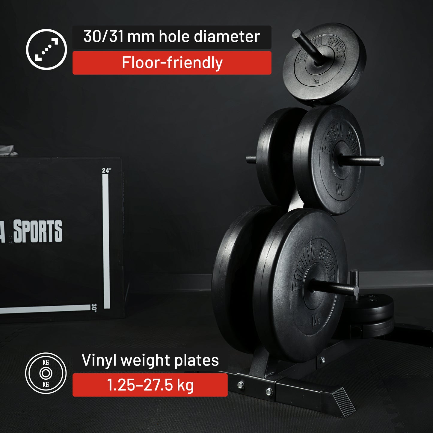 Vinyl Weight Plate 30/31 mm