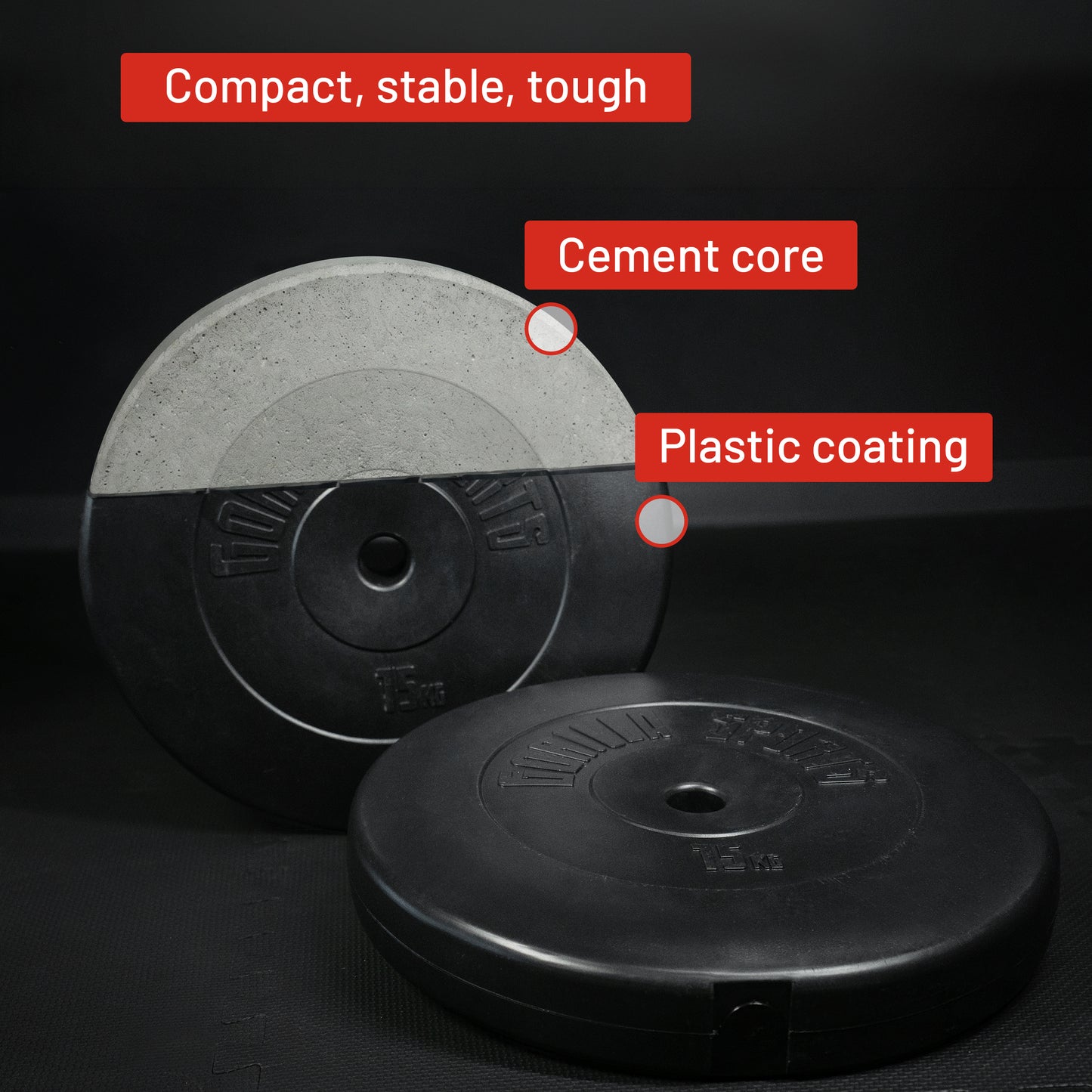 Vinyl Weight Plate 30/31 mm