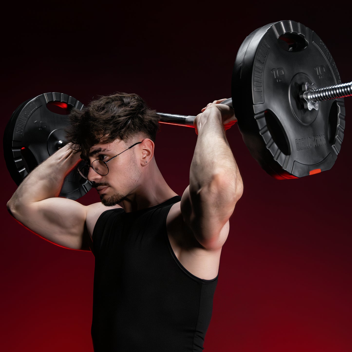 Weight Bar Set with Barbell and EZ Curl Bar