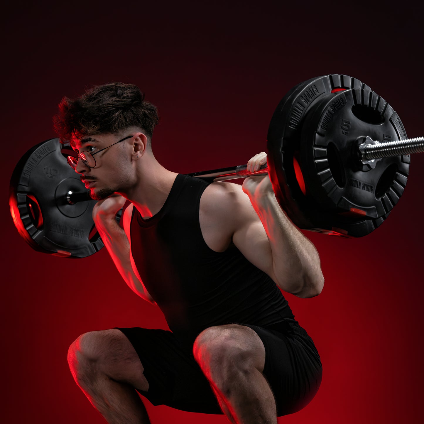 Weight Bar Set with Barbell and EZ Curl Bar