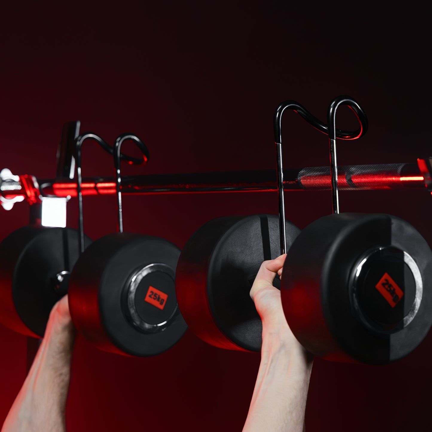 Rubber Coated Dumbbell 2.5 - 27.5 kg or in Set