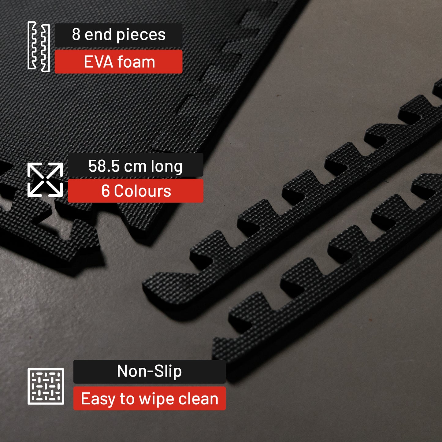 Floor Protection Mat 8 End Pieces