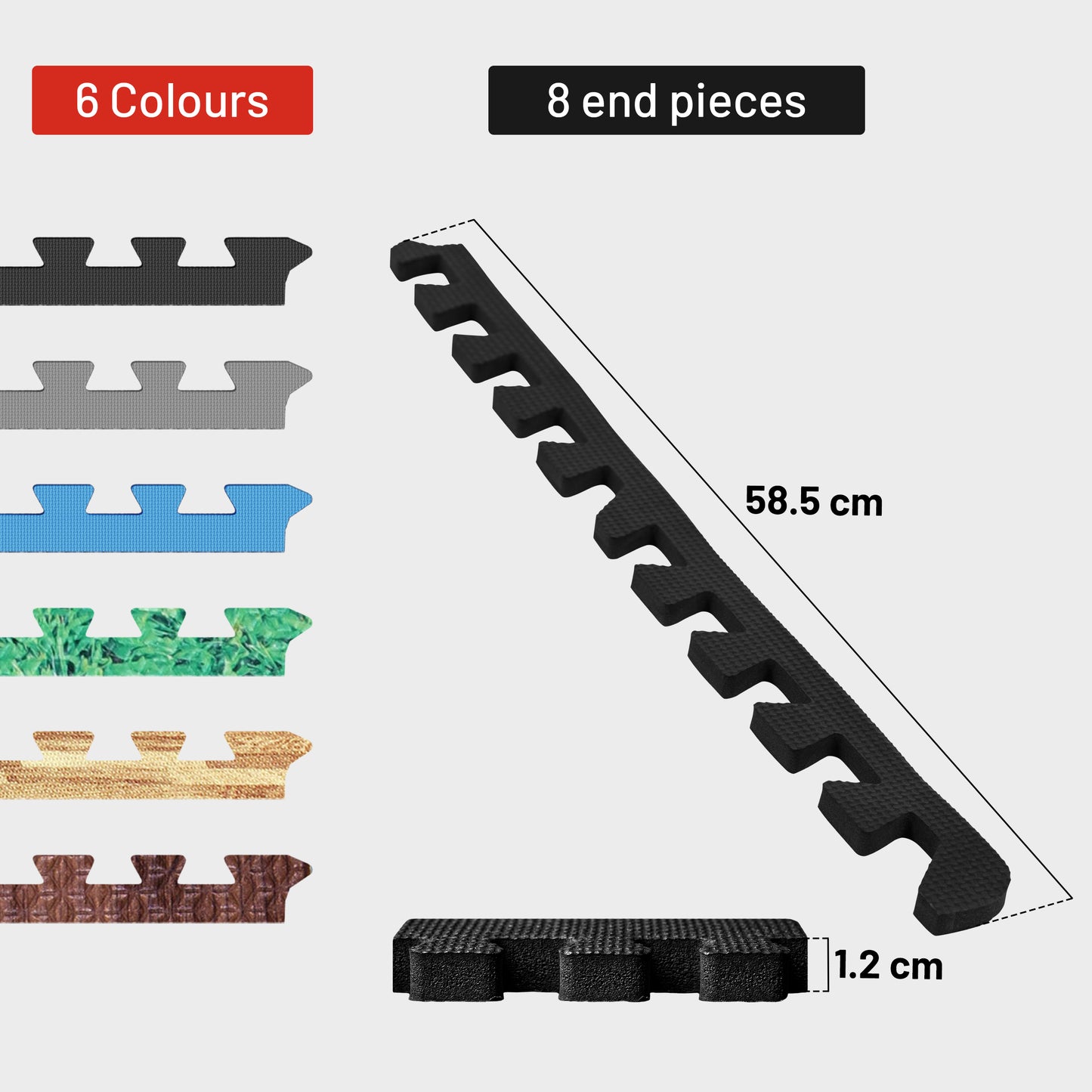 Floor Protection Mat 8 End Pieces