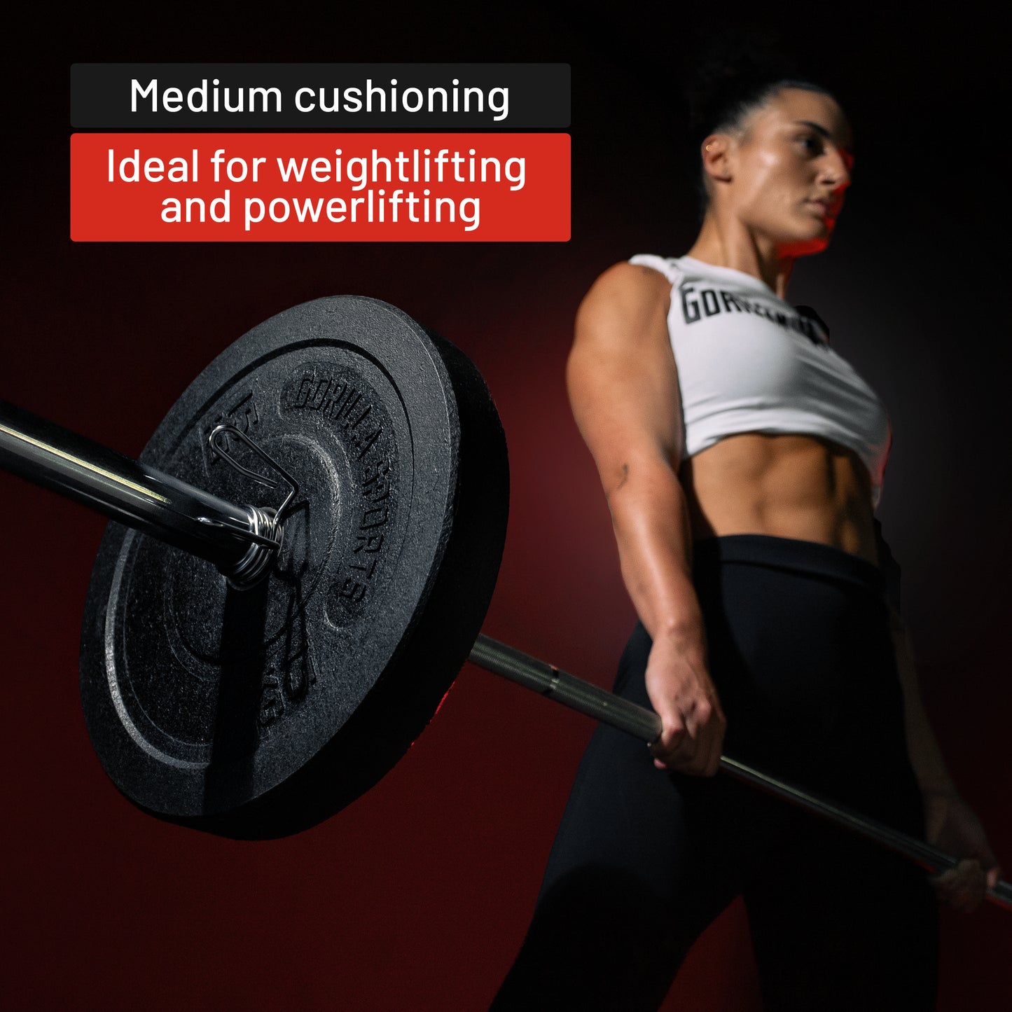 Rubber Coated Bumper Plates 5 - 25 kg