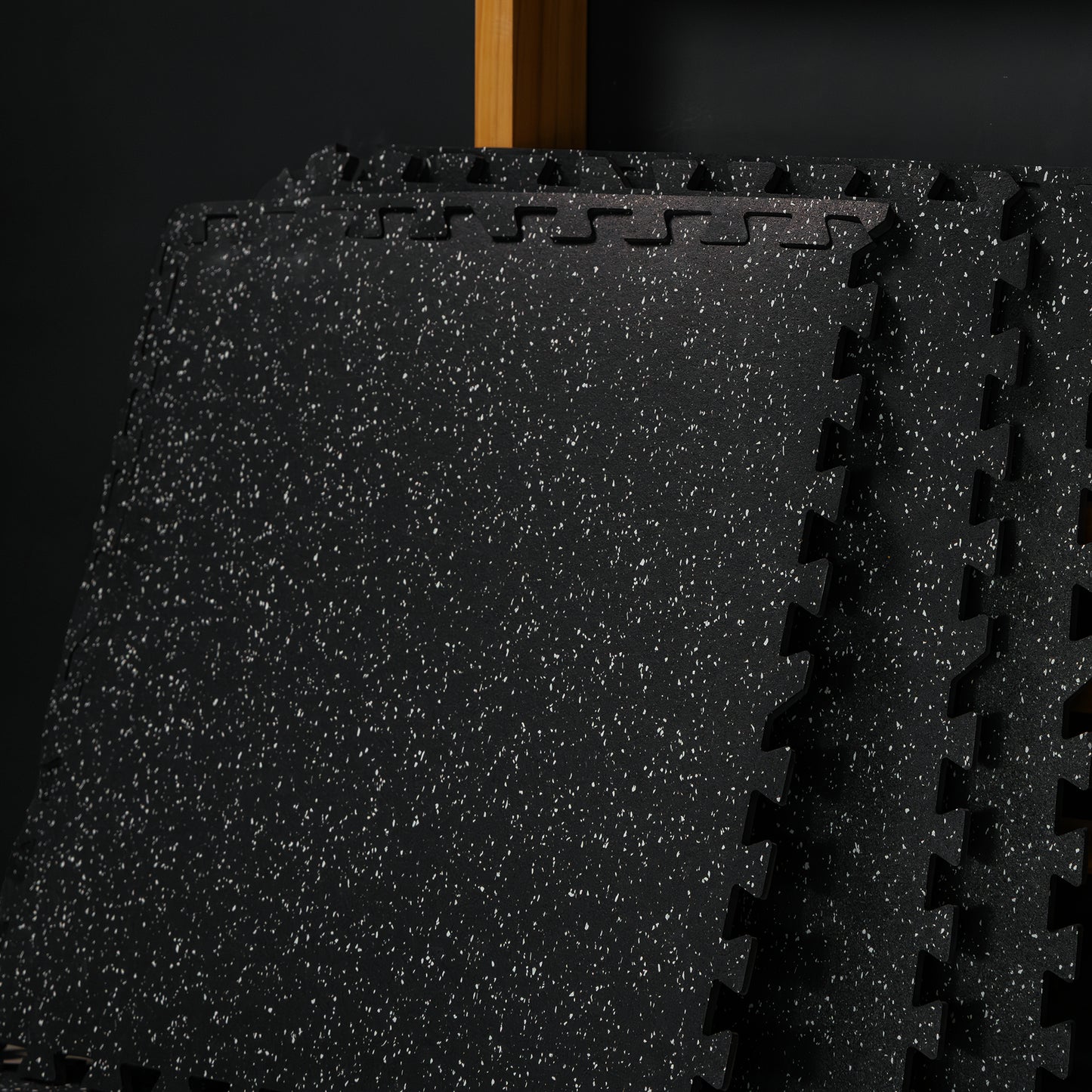 Rubber Gym Protection Mat (Set of 4 Parts + End Pieces)
