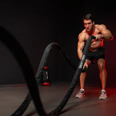 Battle Rope with Wall Mount 9/12/15 m, Various Thicknesses