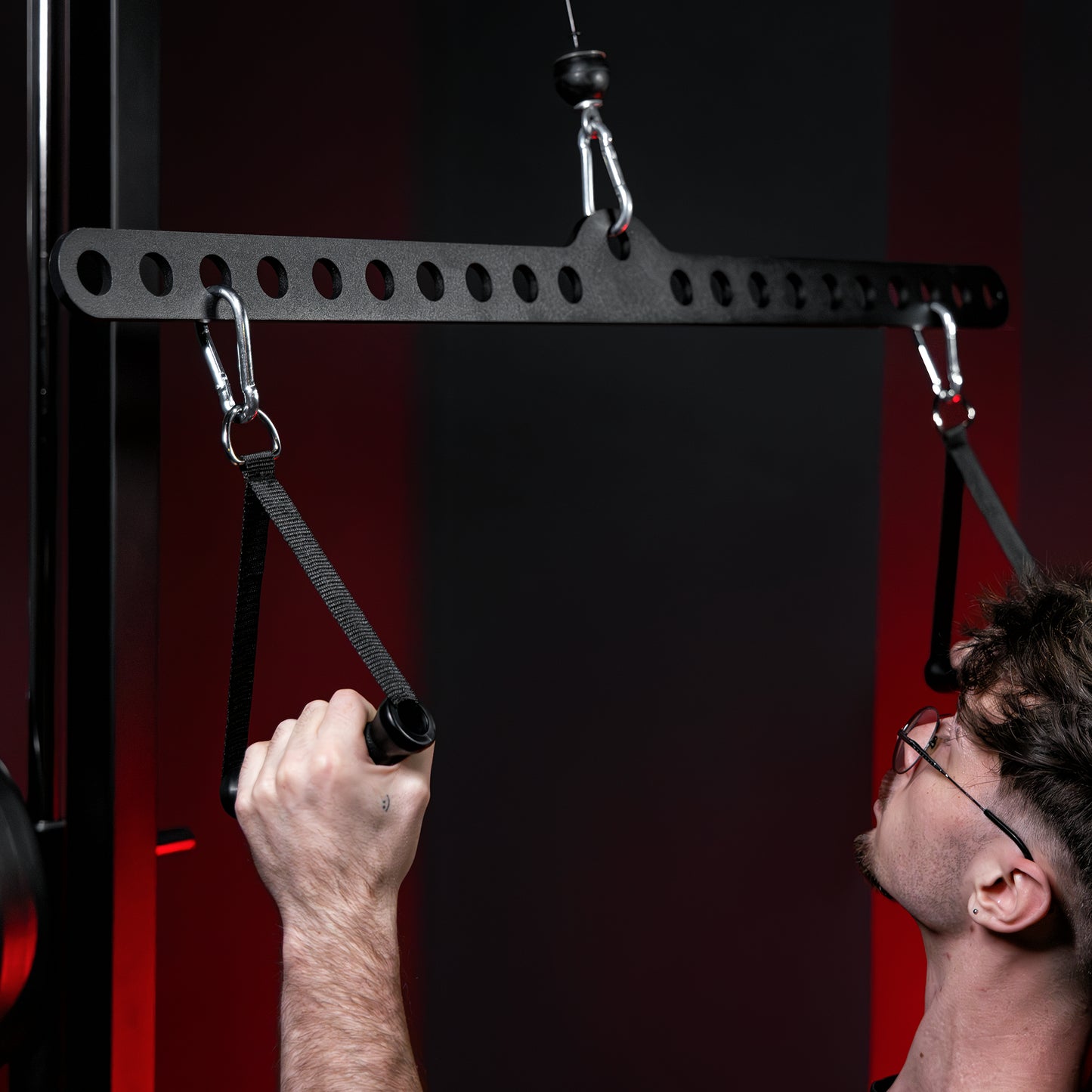Multihook Bar with 2 Individual Handles in Different Lengths