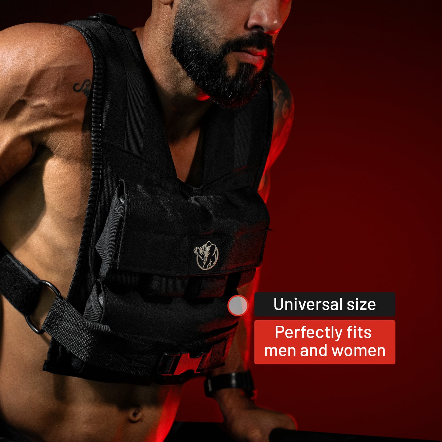 Adjustable Weighted Vest 10/20/30 kg