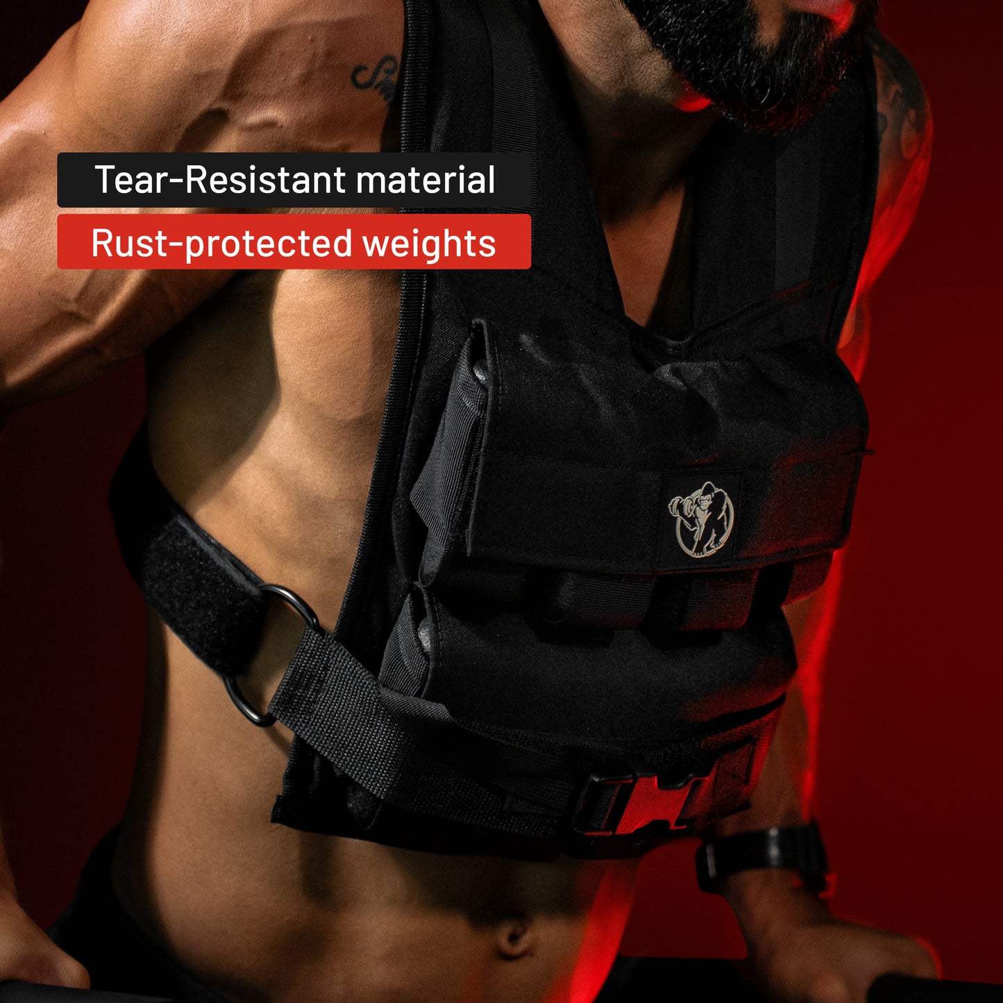 Adjustable Weighted Vest 10/20/30 kg