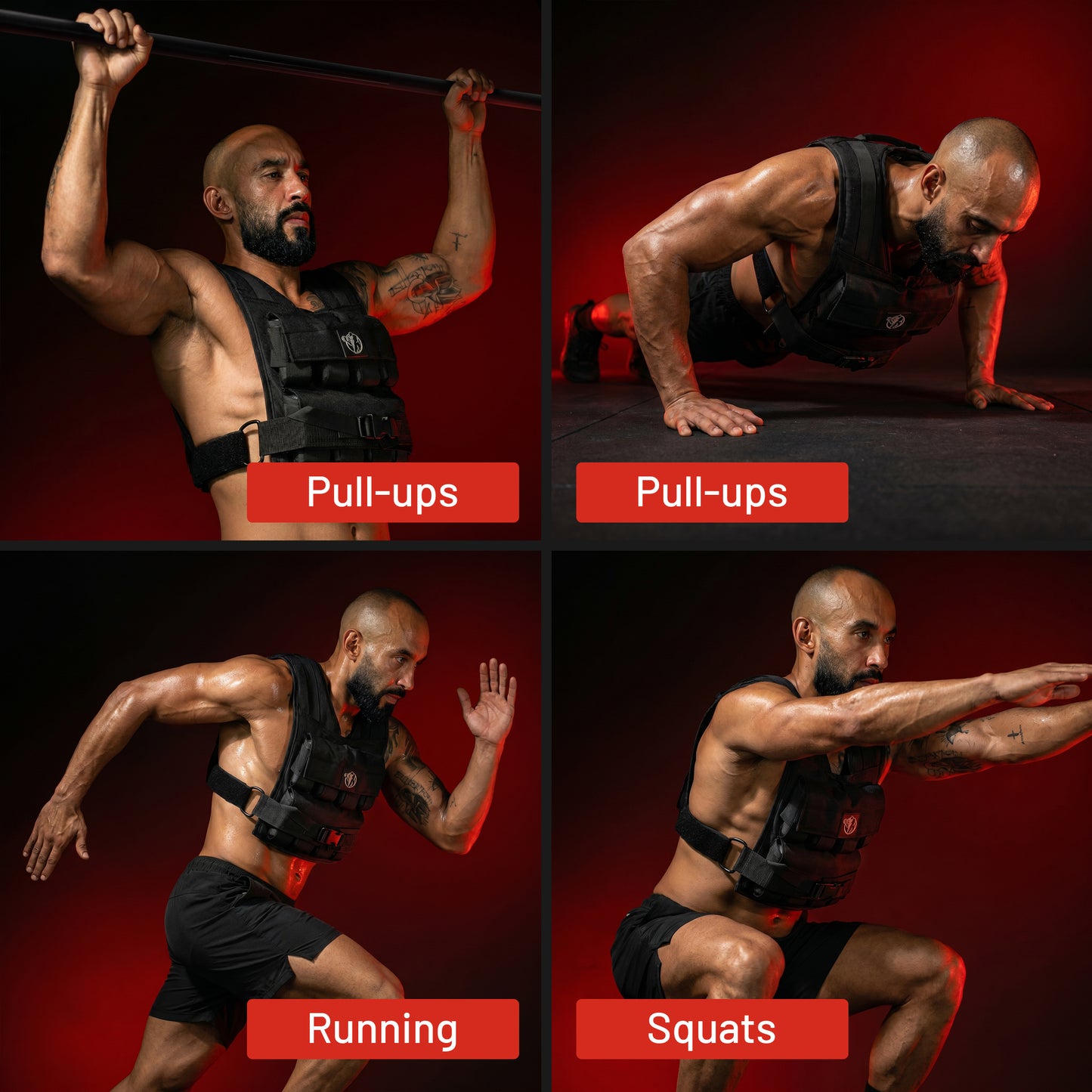 Adjustable Weighted Vest 10/20/30 kg