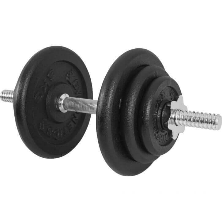 Cast Iron Dumbbell Set 20 kg, 25 mm